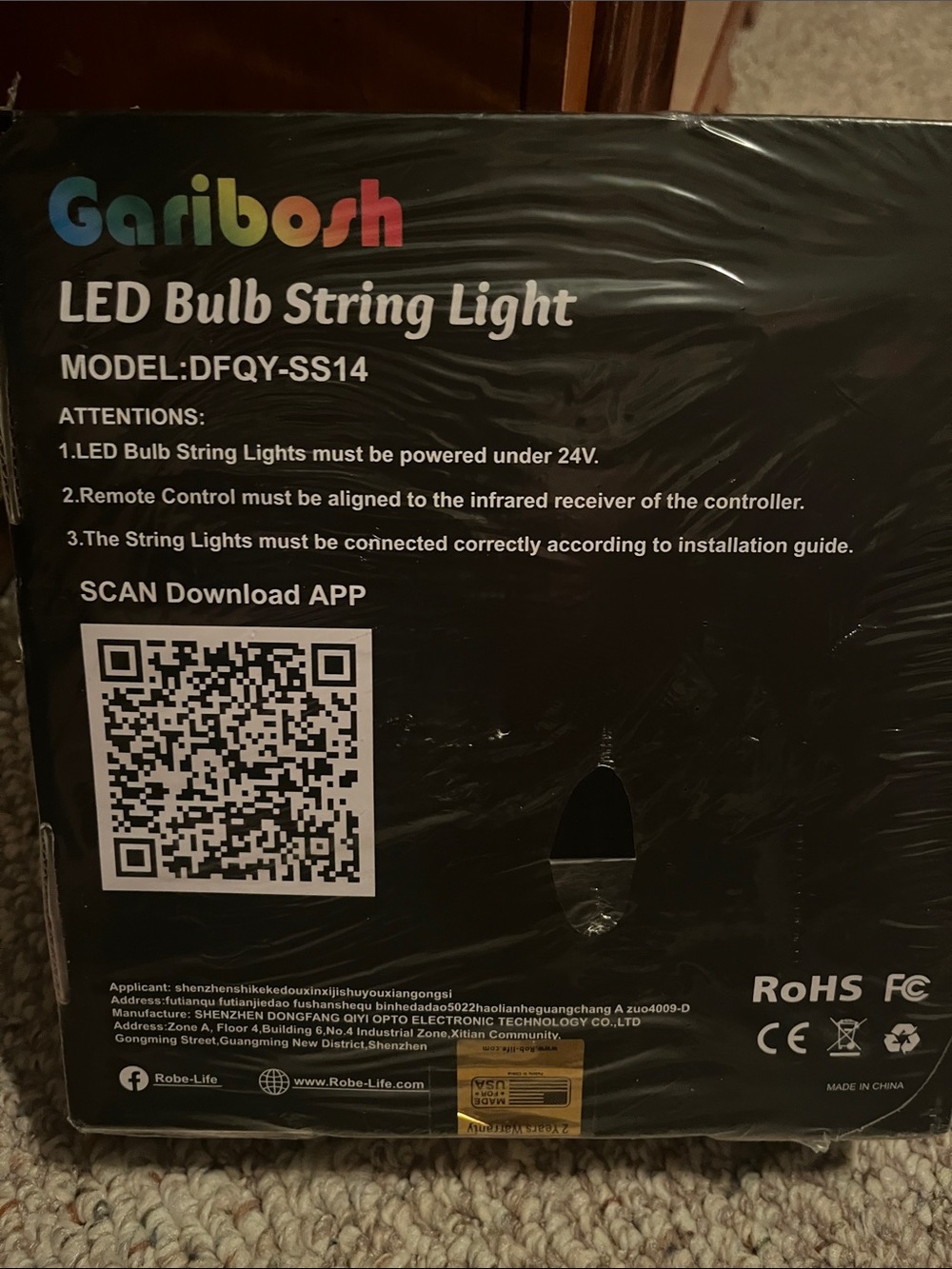 Garibosh LED Bulb String Light - Picture 3 of 3